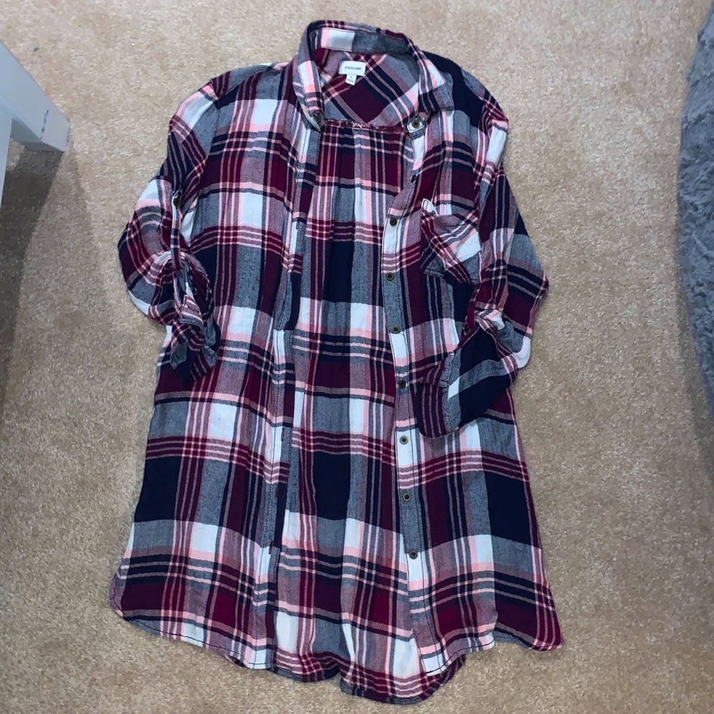 Long sleeve, long flannel